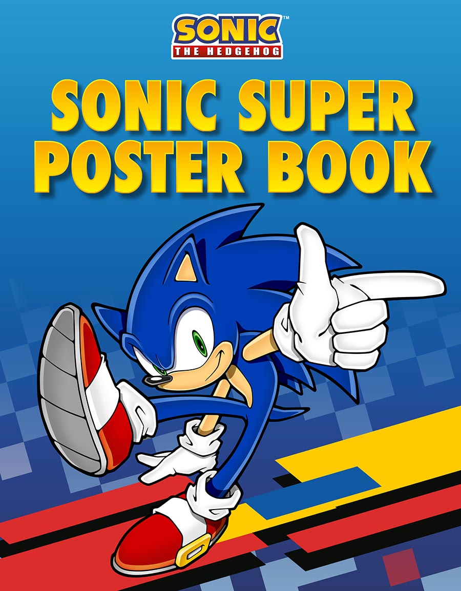 Sonic The Hedgehog Sonic Super Poster Book TP