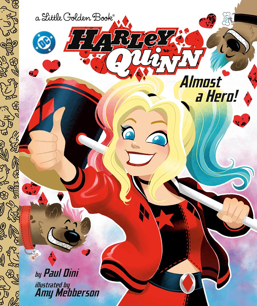 DC Harley Quinn Almost A Hero Little Golden Book HC