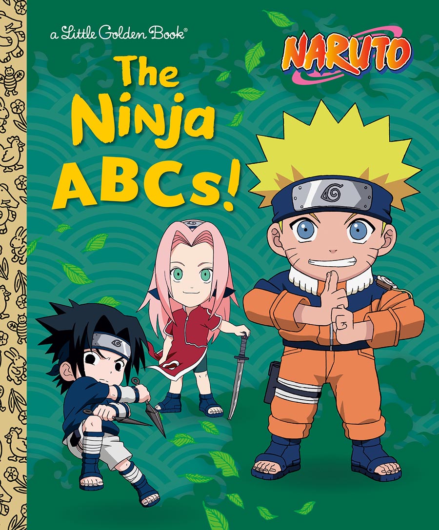 Naruto The Ninja ABCs Little Golden Book HC