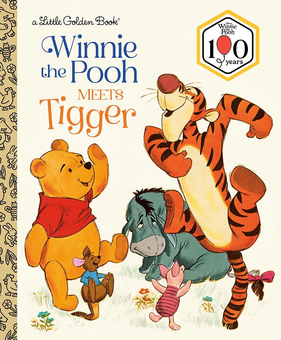 Winnie The Pooh Meets Tigger Little Golden Book HC