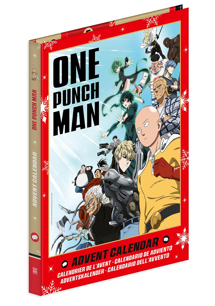 One Punch Man The Official Advent Calendar 24 Days Of Exclusive Gifts And Surprises