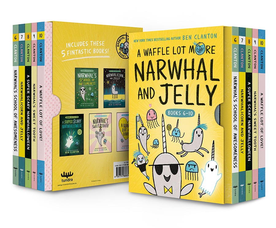 Waffle Lot More Narwhal And Jelly (Hardcover Books 6-10) Box Set