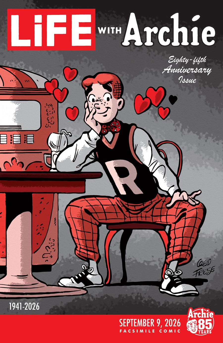 Archie Facsimile #18 Life With Archie 1 Cover E Variant George Frese Life Magazine Homage Foil Cover