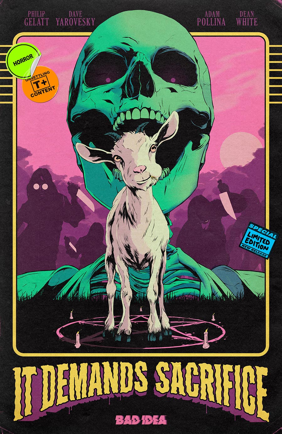 It Demands Sacrifice #1 Cover F Incentive Flops Retro Variant Cover