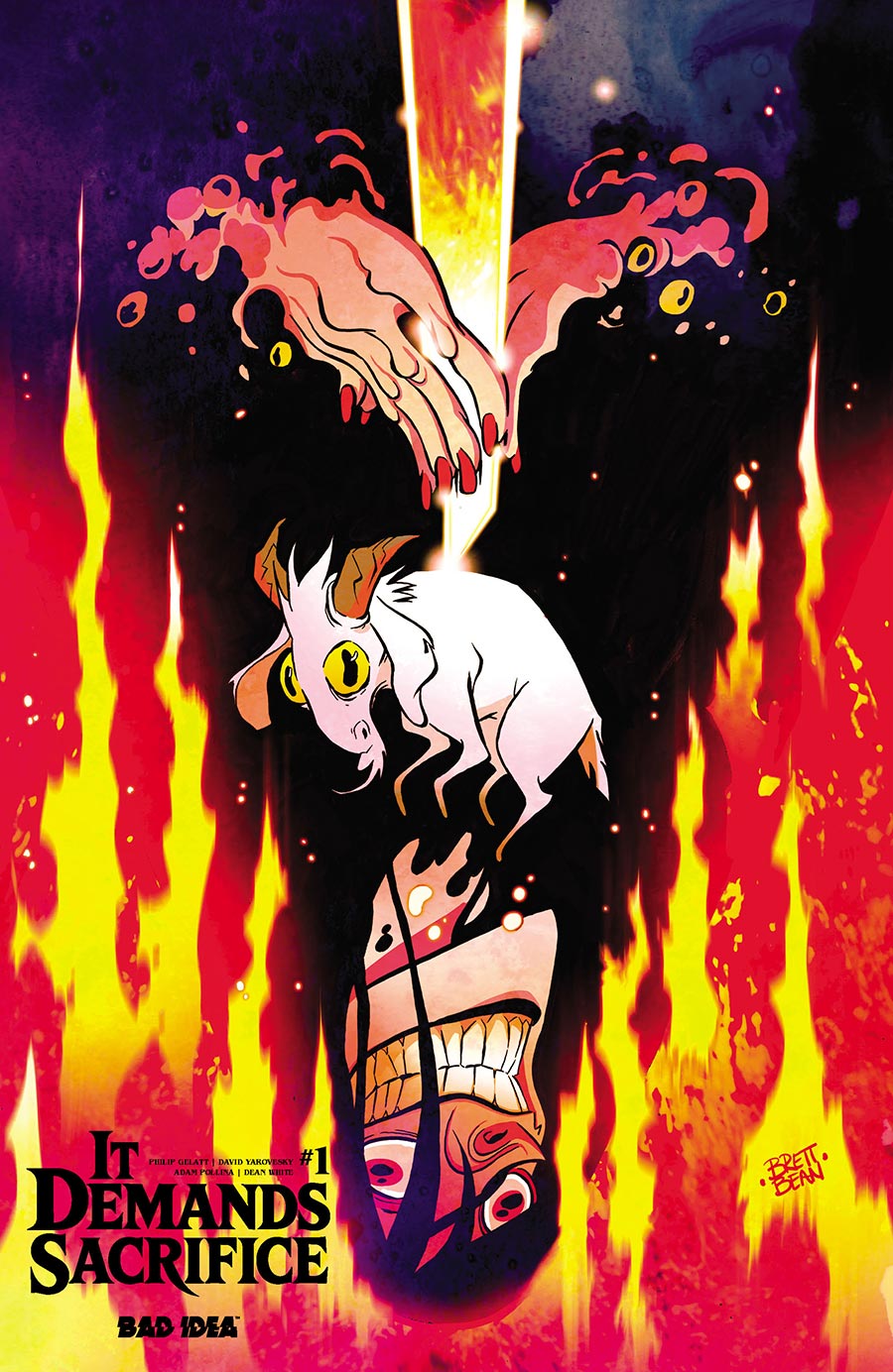 It Demands Sacrifice #1 Cover H Incentive Brett Bean Variant Cover