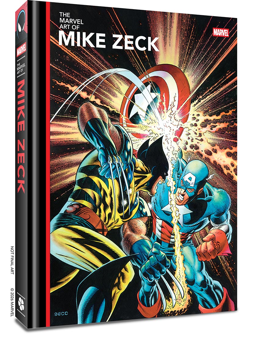 Marvel Art Of Mike Zeck HC Book Market Wolverine vs Captain America Cover