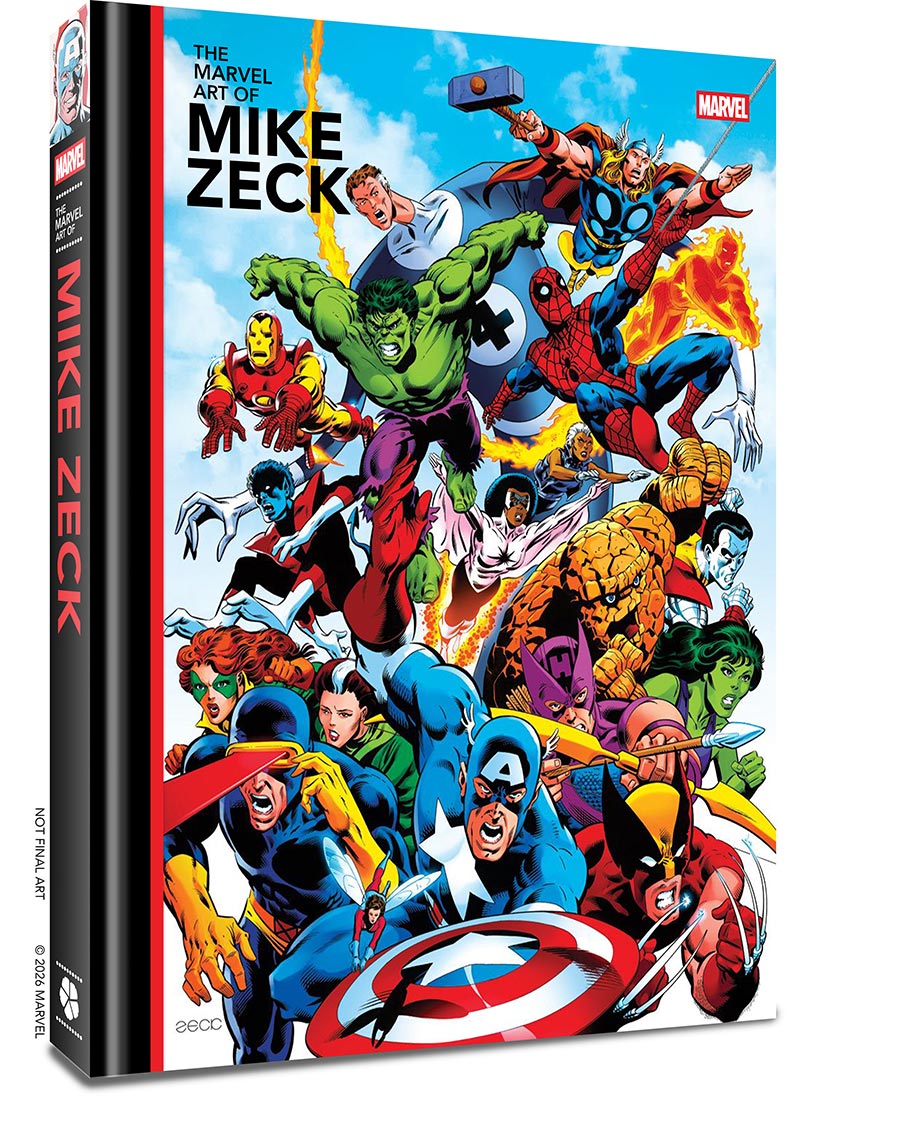 Marvel Art Of Mike Zeck HC Direct Market Marvel Super Heroes Secret Wars Variant Cover