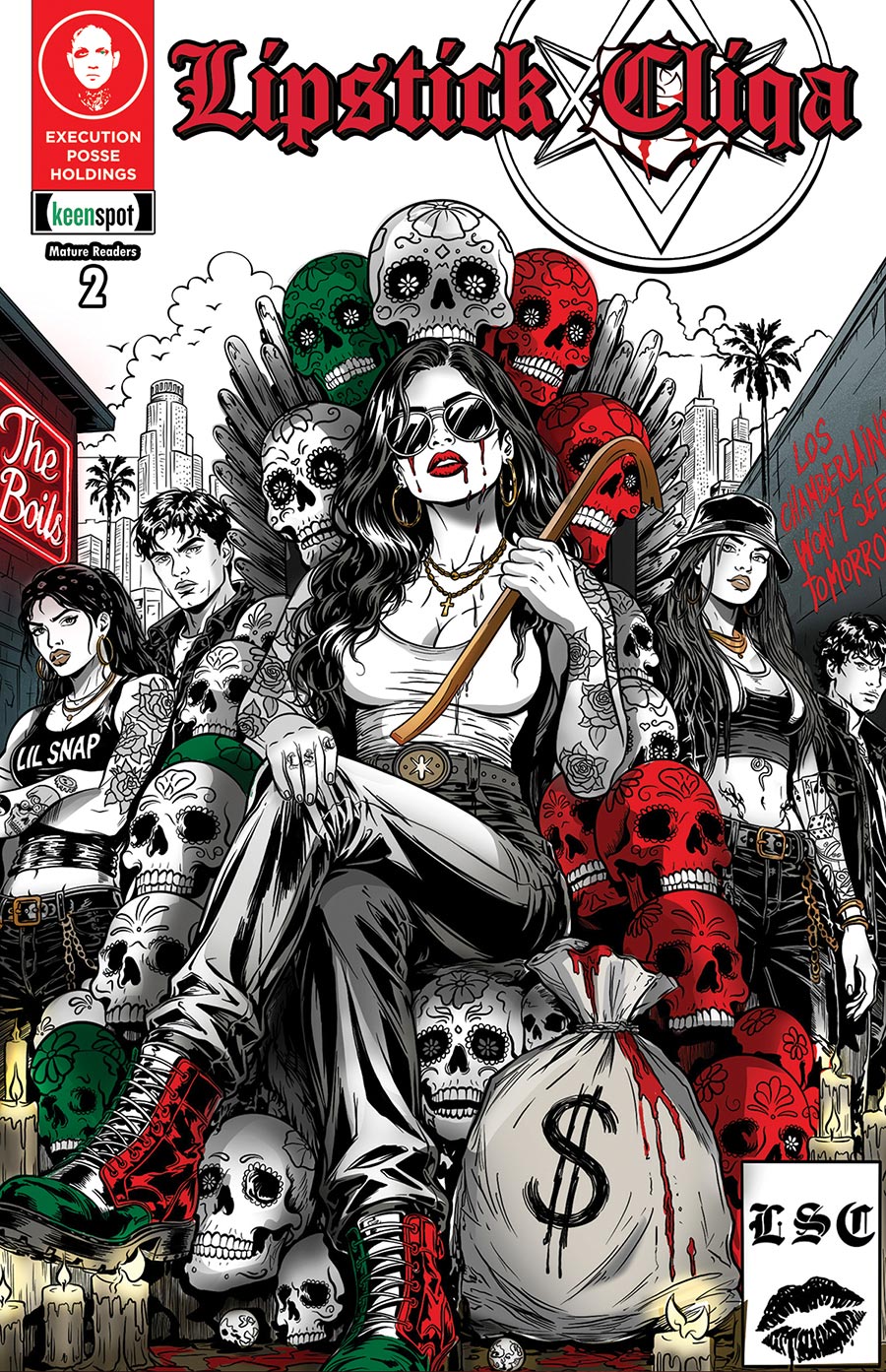 Lipstick Cliqa Deluxe Edition #2 Cover A Regular J Selin Take The Throne Cover