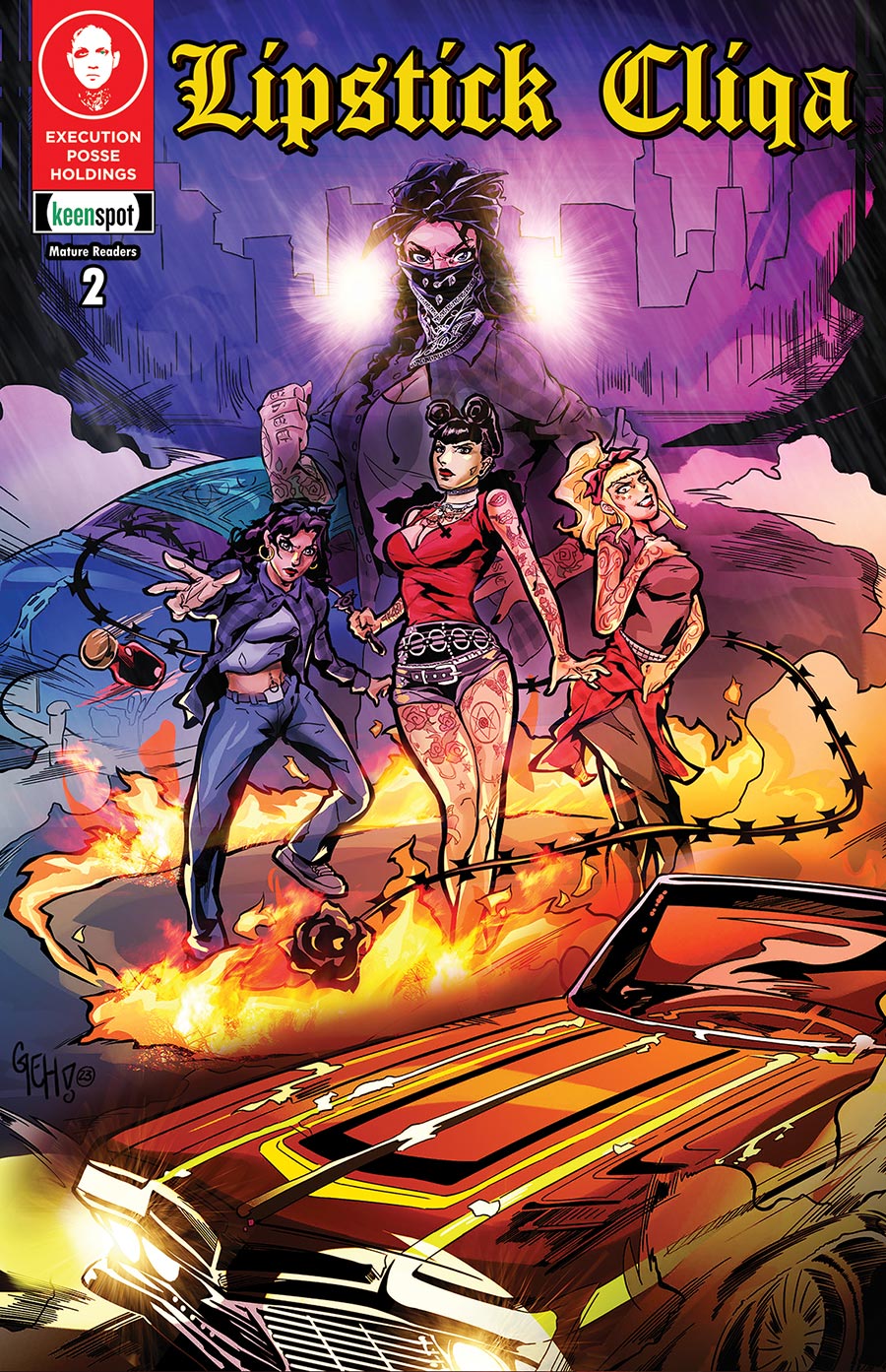 Lipstick Cliqa Deluxe Edition #2 Cover B Variant Marcelino Servicio Cover