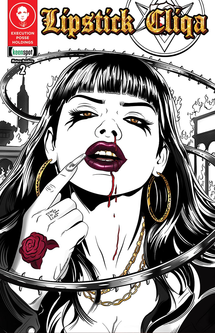 Lipstick Cliqa Deluxe Edition #2 Cover C Variant J Selin Nosebleed Cover