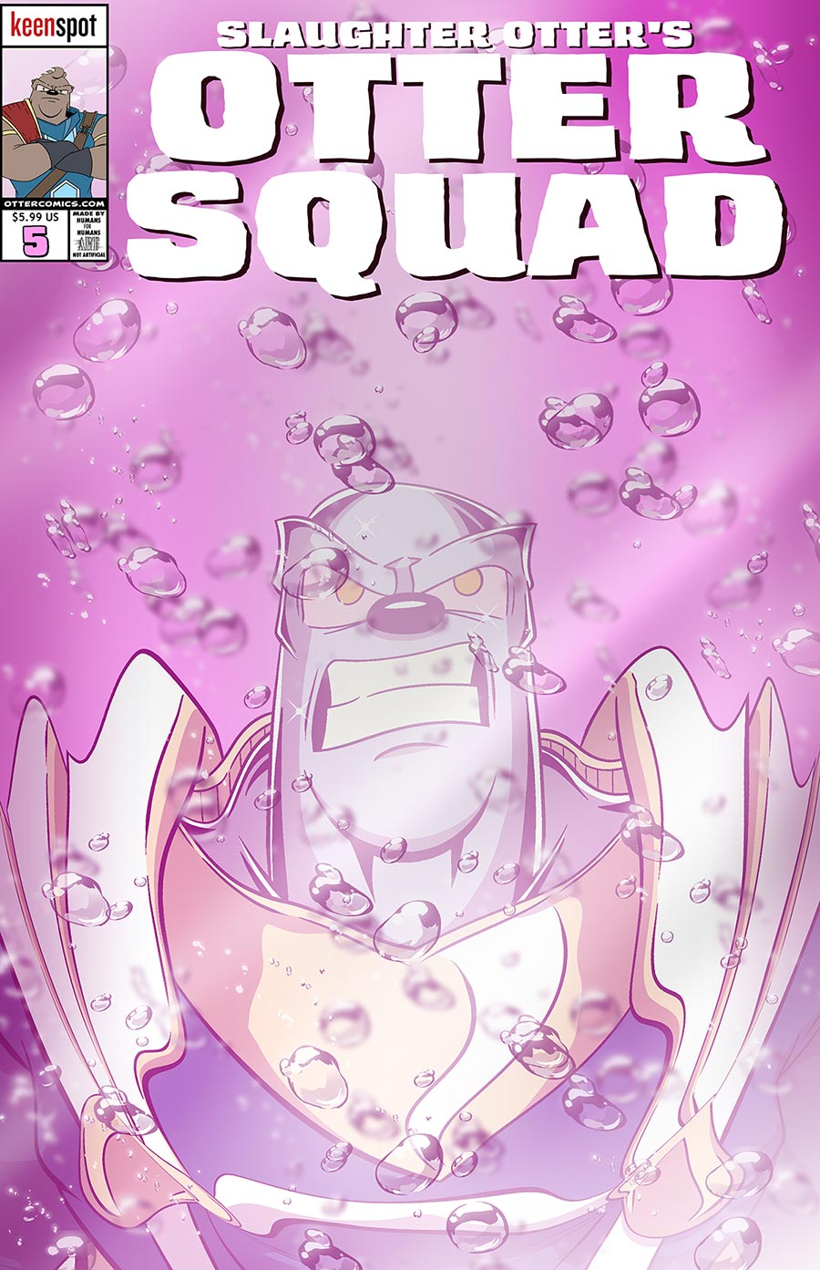 Slaughter Otters Otter Squad #5 Cover A Regular Matt Rodgers Cover Bagged With Trading Card