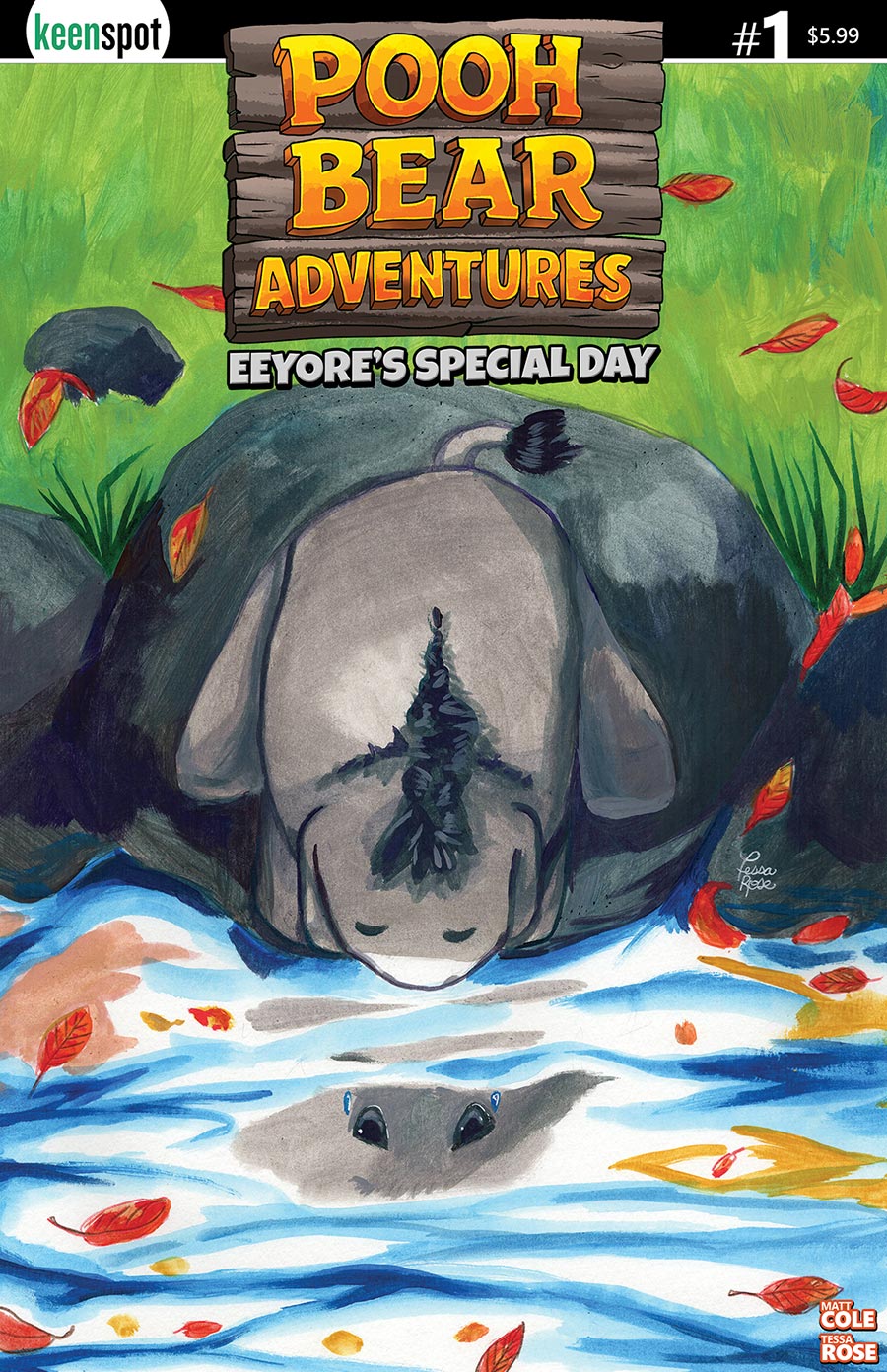Pooh Bear Adventures Eeyores Special Day #1 (One Shot) Cover B Variant Tessa Rose Sad Reflections Cover