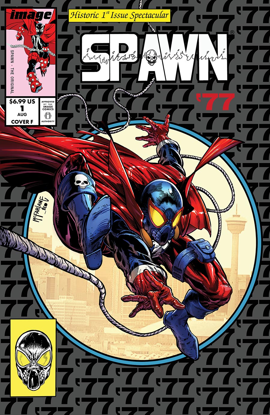 Spawn 77 #1 Cover F Incentive Todd McFarlane Retro Logo Cover