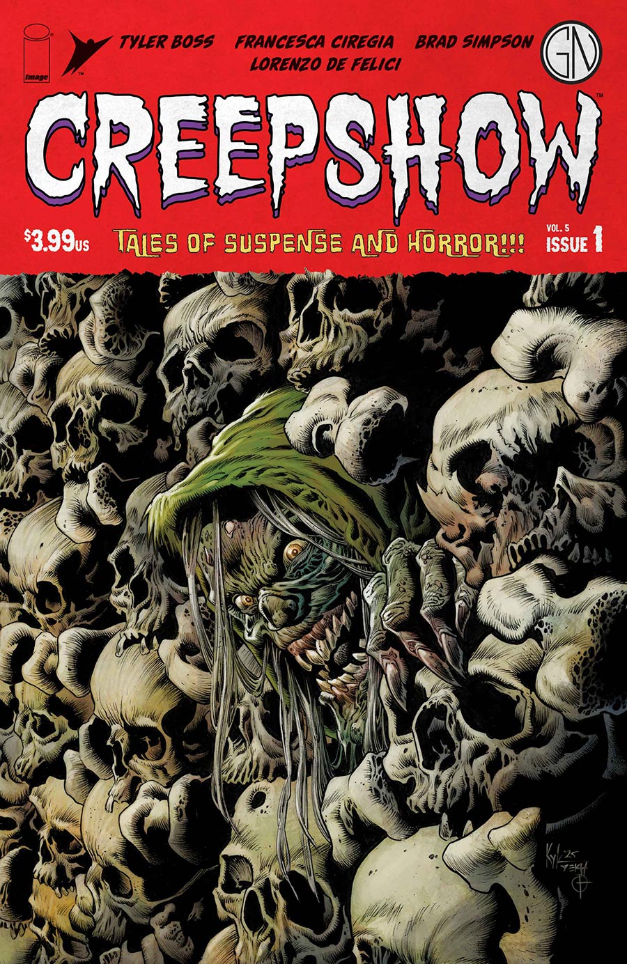 Creepshow Vol 5 #1 Cover A Regular Kyle Hotz & Dan Brown Cover