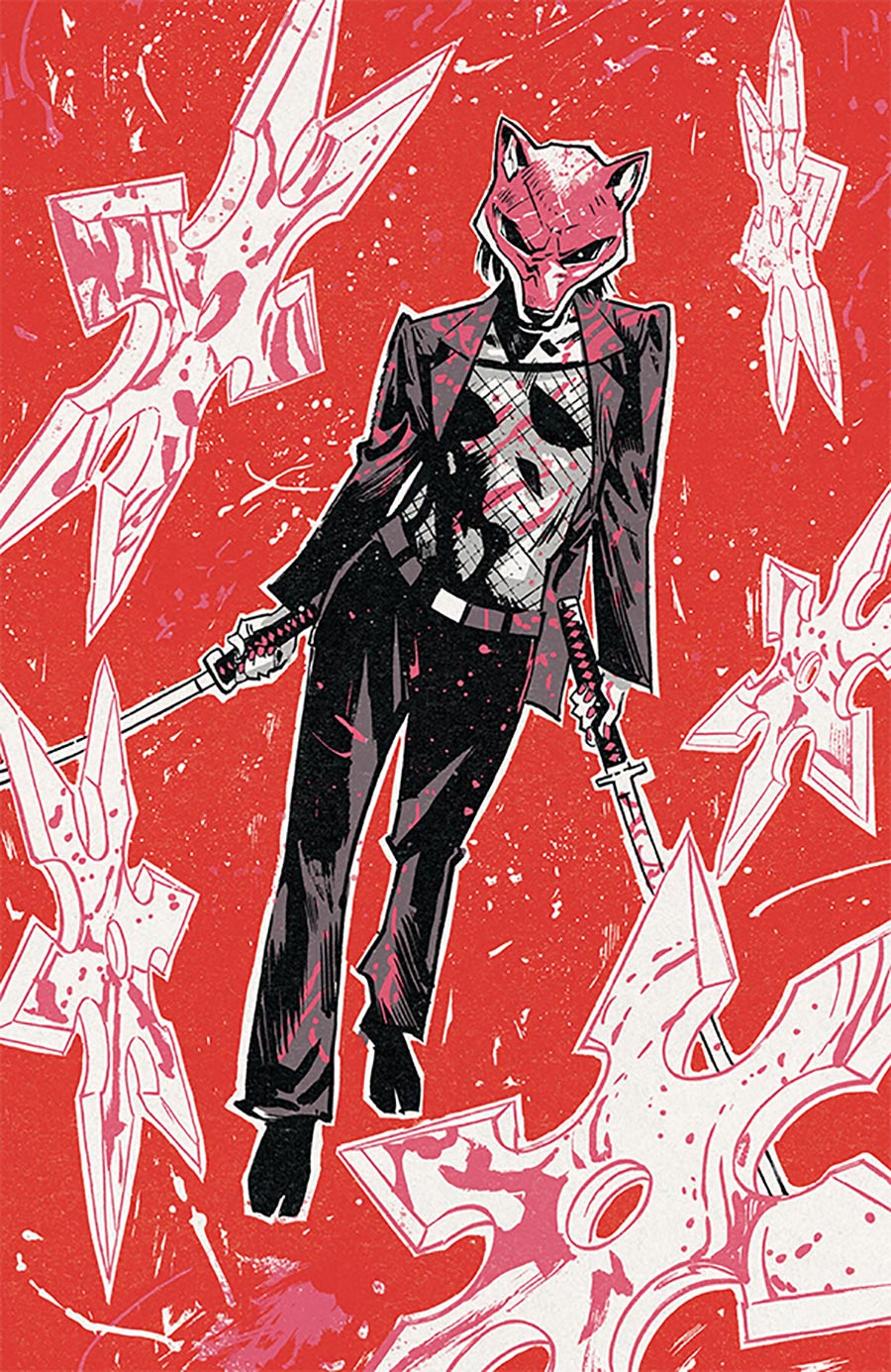 Exquisite Corpses Fox Mask Killer #1 Cover C Variant Michael Walsh Collectible Card Polybagged Cover With Polybag