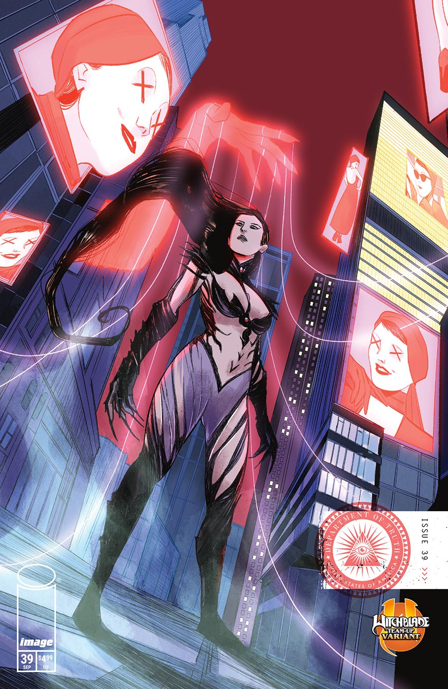 Department Of Truth #39 Cover D Variant Letizia Cadonici Witchblade Team-Up Cover