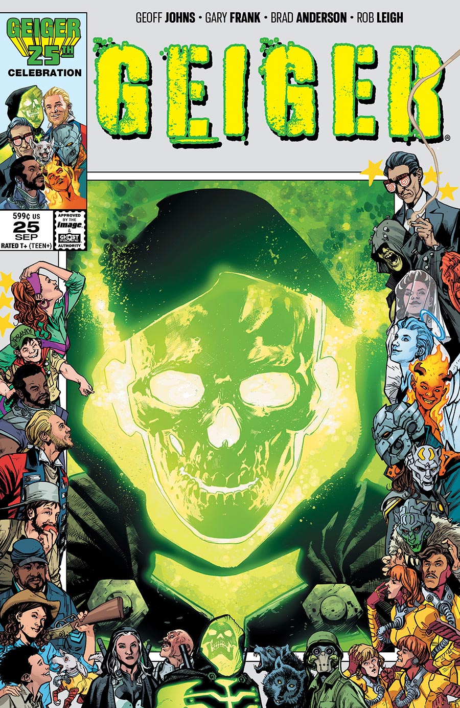 Geiger Vol 2 #25 Cover B Variant Bryan Hitch & Brad Anderson Geiger 25 Anniversary Cover