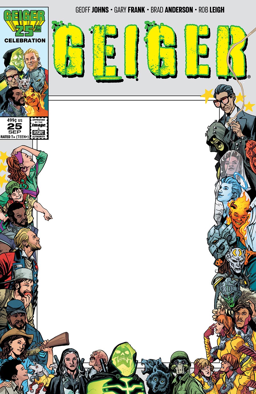 Geiger Vol 2 #25 Cover F Variant Gary Frank & Brad Anderson Witchblade Team-Up Cover
