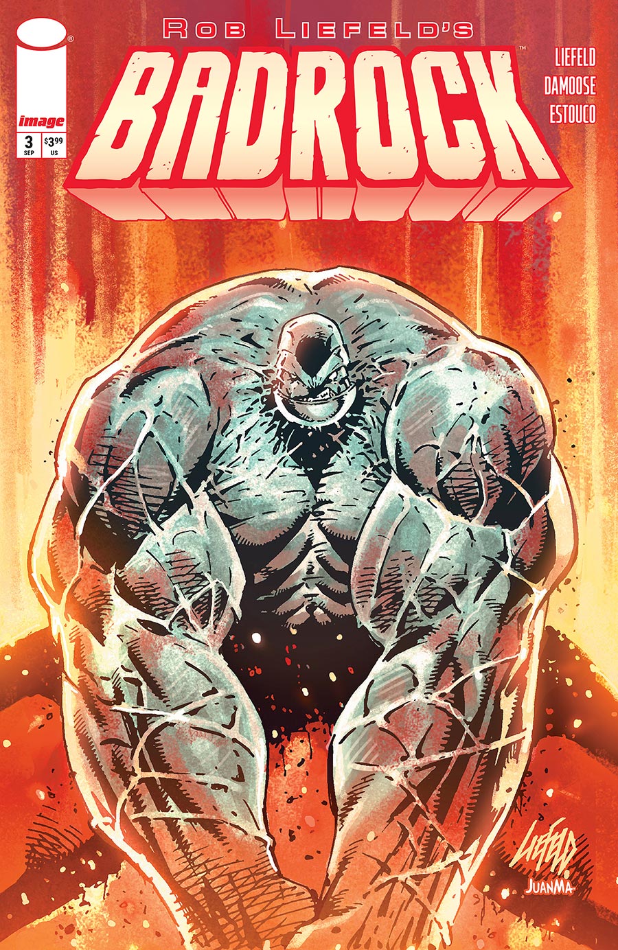 Rob Liefelds Badrock #3 Cover D Variant Rob Liefeld Cover