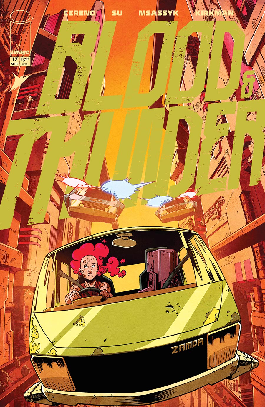 Blood & Thunder #17 Cover B Variant Nick Roche & Josh Burcham Cover