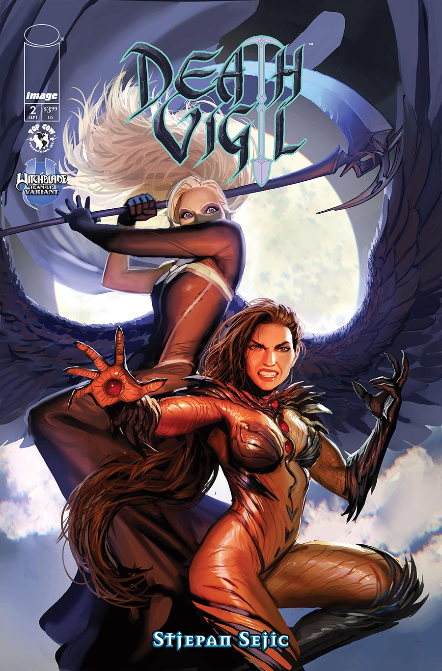 Death Vigil Vol 2 #2 Cover B Variant Stjepan Sejic Witchblade Team-Up Cover
