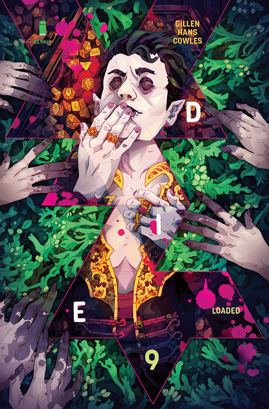 Die Loaded #9 Cover B Variant Will Kirkby Cover