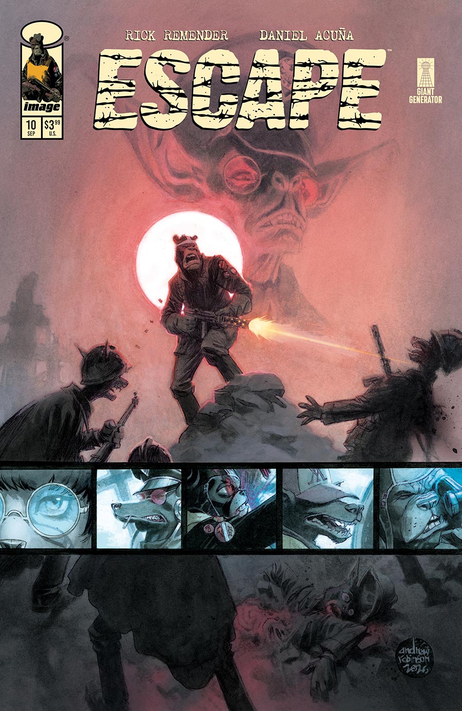 Escape #10 Cover B Variant Andrew Robinson Cover