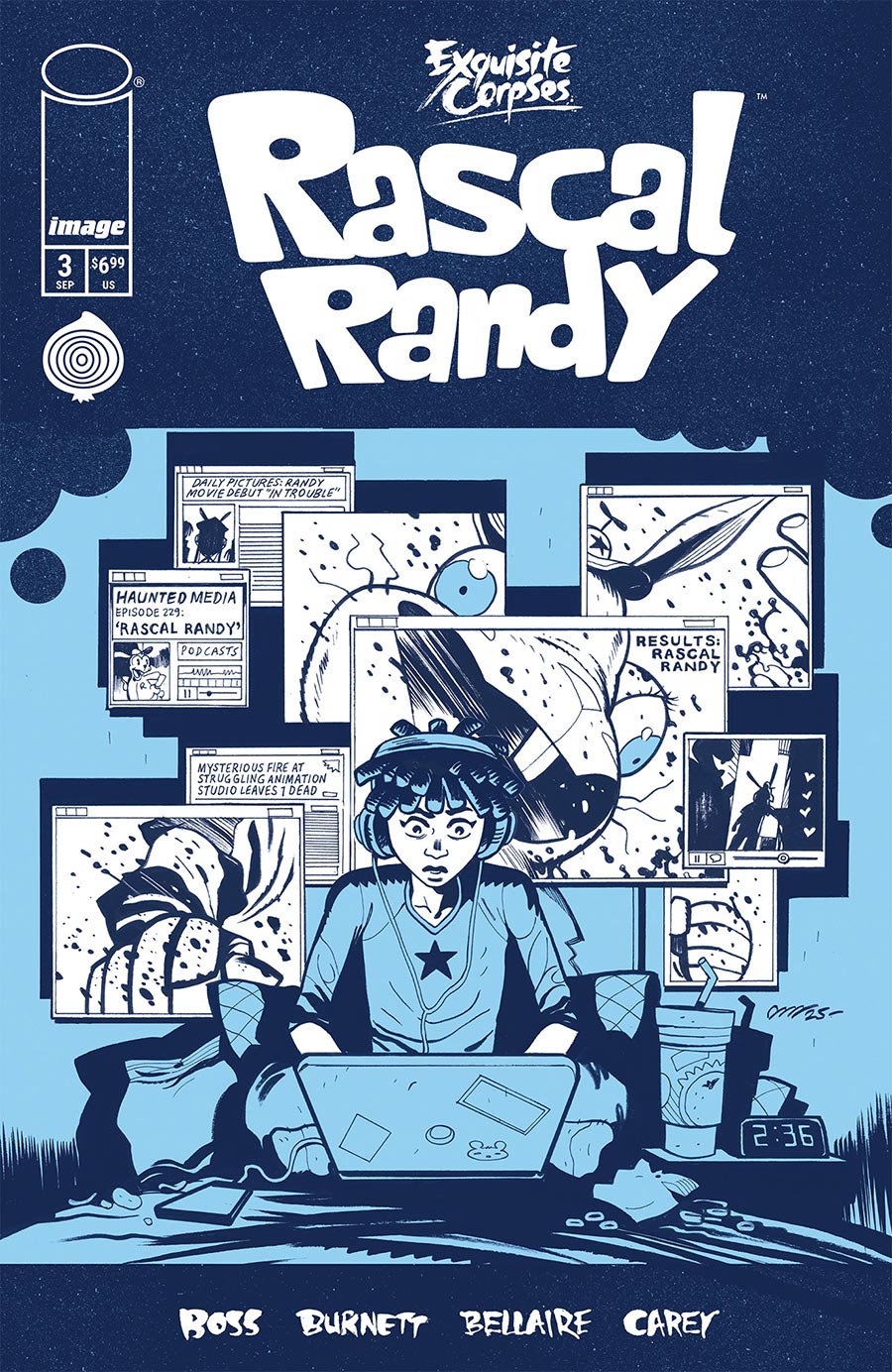 Exquisite Corpses Rascal Randy #3 Cover C Variant Dylan Collectible Card Polybagged Cover With Polybag