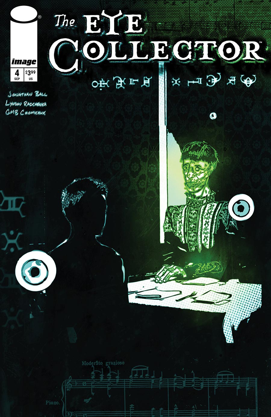 Eye Collector #4 Cover B Variant GMB Chomichuk Black Cover