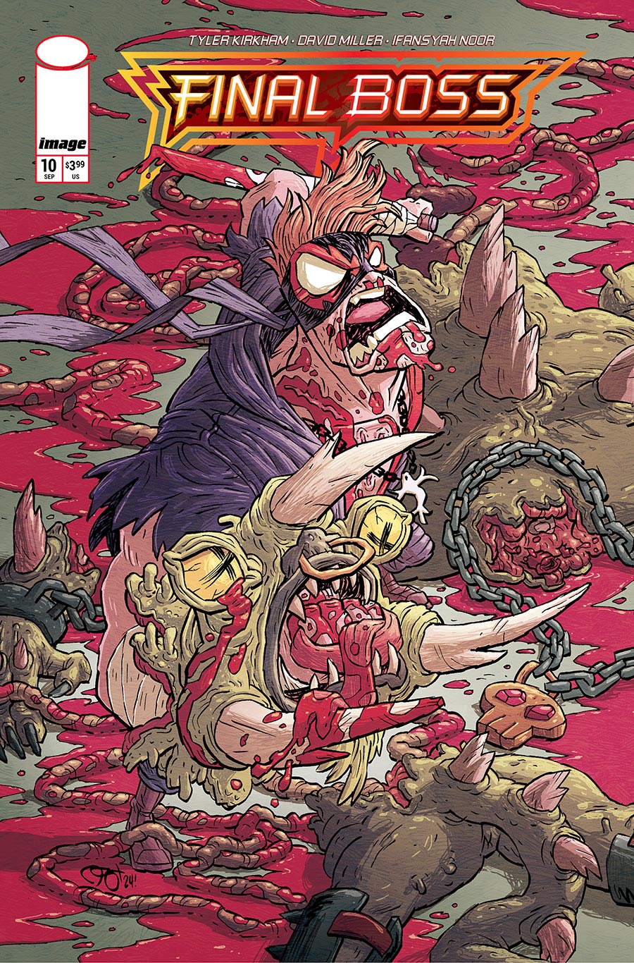 Final Boss #10 Cover C Variant Derek Hunter Cover