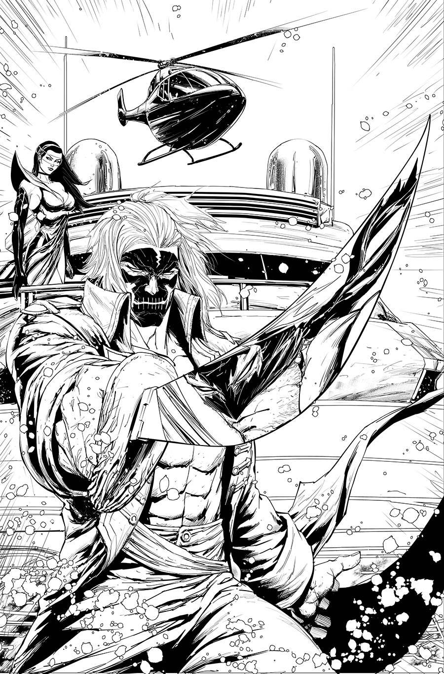 Final Boss #10 Cover D Variant Tyler Kirkham Witchblade Team-Up Cover