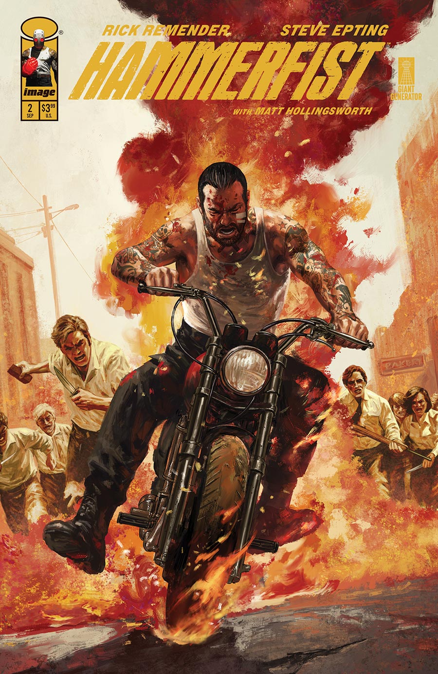 Hammerfist #2 Cover A Regular Steve Epting Cover