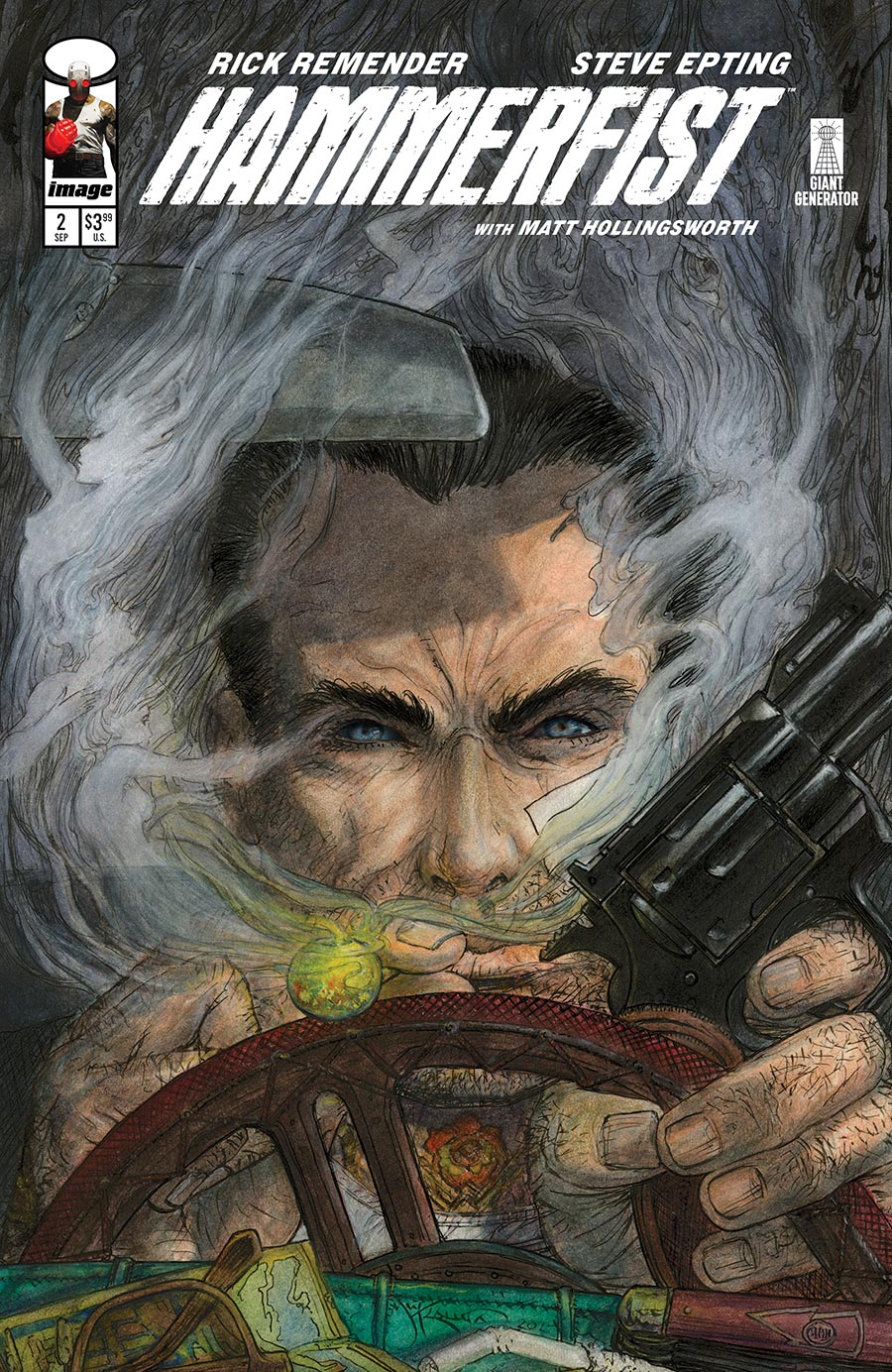 Hammerfist #2 Cover B Variant Michael Kaluta Cover