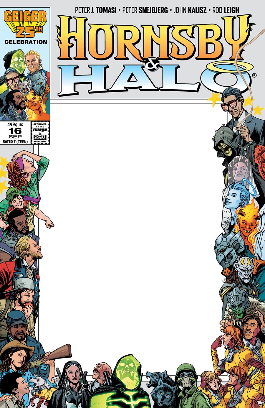 Hornsby & Halo #16 Cover C Variant Blank Cover (The Unbelievables)