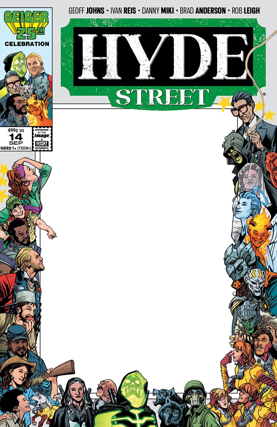 Hyde Street #14 Cover D Variant Blank Cover