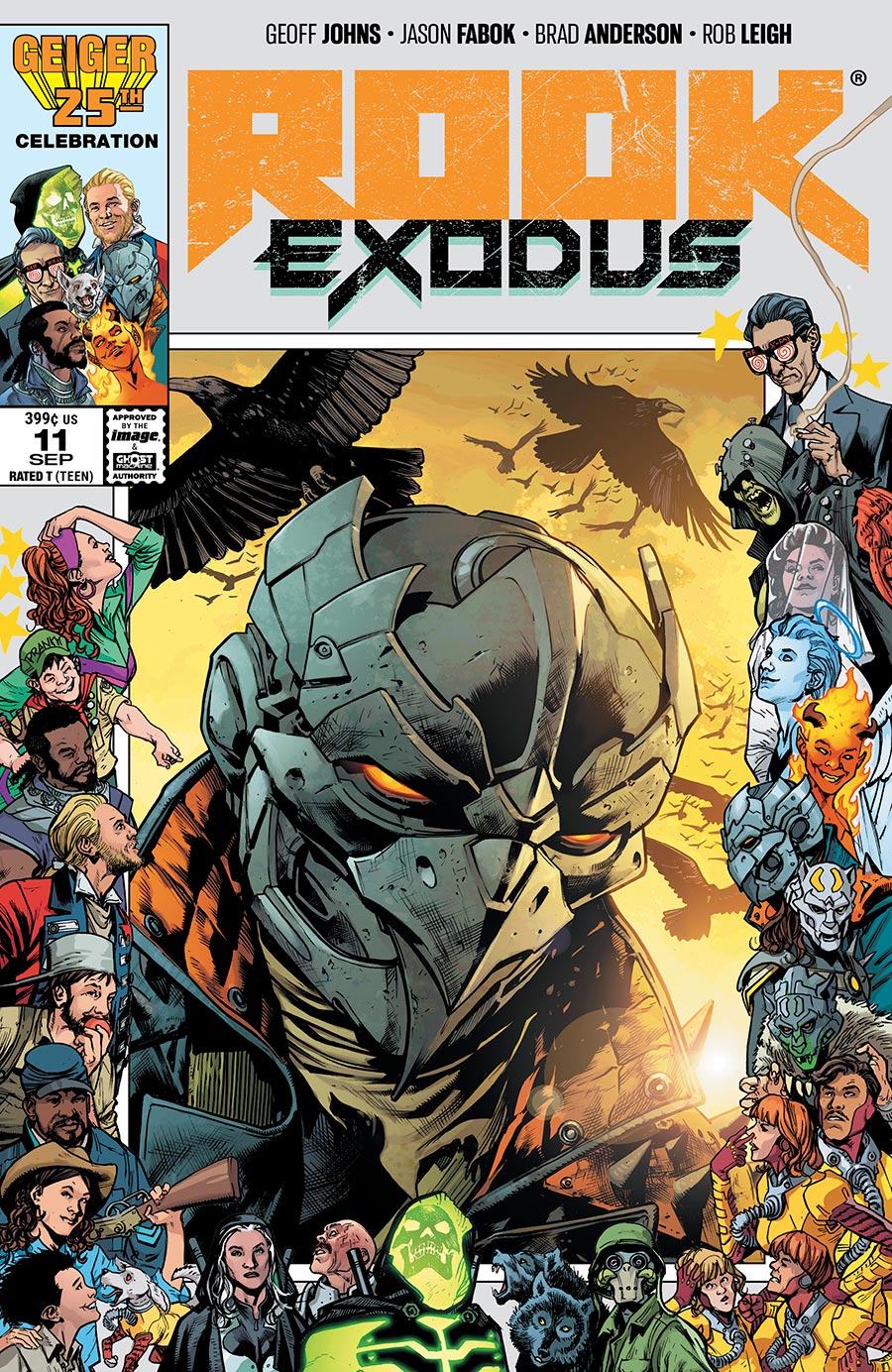 Rook Exodus #11 Cover D Variant Bryan Hitch & Brad Anderson Geiger 25 Anniversary Cover