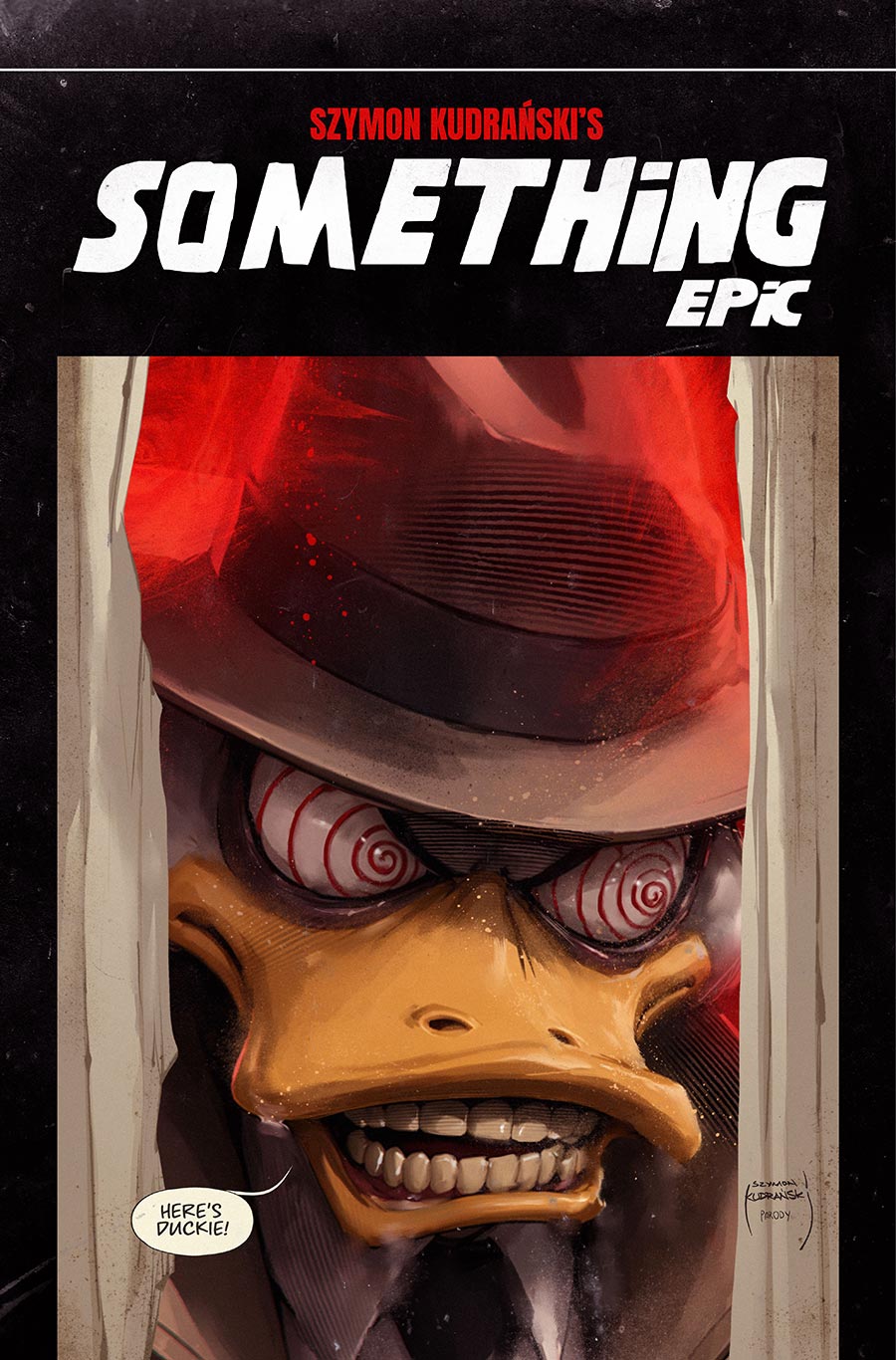 Something Epic #15 Cover B Variant Szymon Kudranski The Shining Homage Cover