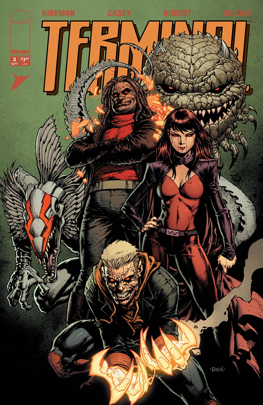 Terminal #3 Cover B Variant David Finch & Dave McCaig Cover
