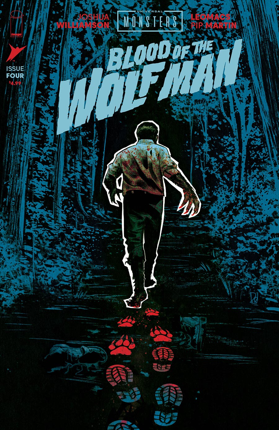 Universal Monsters Blood Of The Wolf Man #4 Cover B Variant Mike Del Mundo Cover