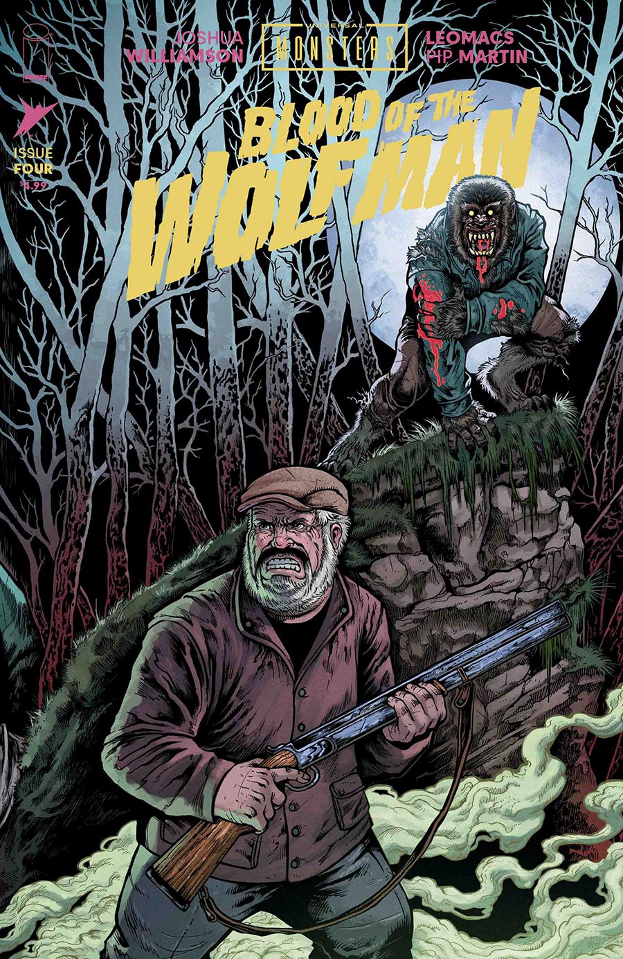 Universal Monsters Blood Of The Wolf Man #4 Cover C Incentive Maria Wolf & Mike Spicer Connecting Variant Cover