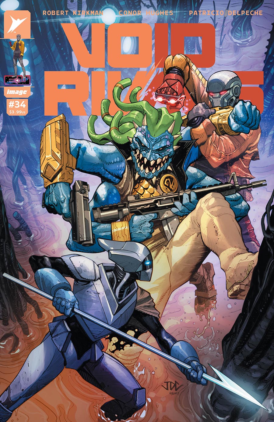 Void Rivals #34 Cover C Variant Joshua Cassara & Romulo Fajardo Jr Cover (Energon Universe)