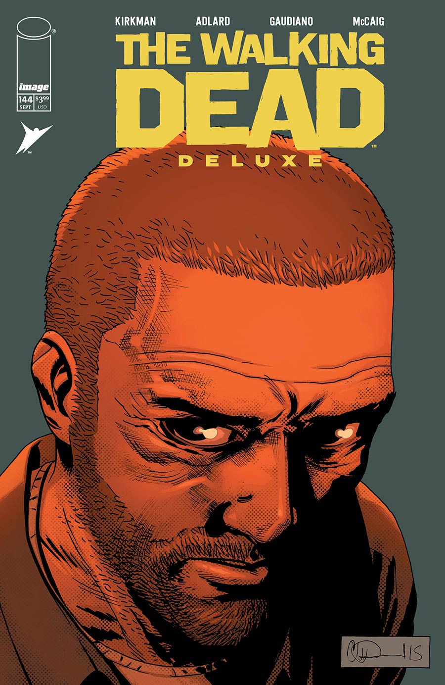 Walking Dead Deluxe #144 Cover B Variant Charlie Adlard & Dave McCaig Cover