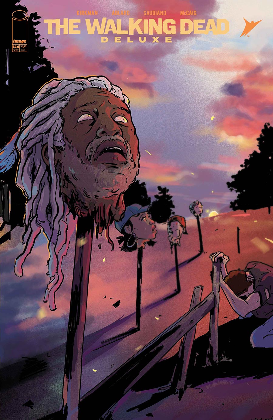 Walking Dead Deluxe #144 Cover C Variant Liana Kangas Connecting Cover
