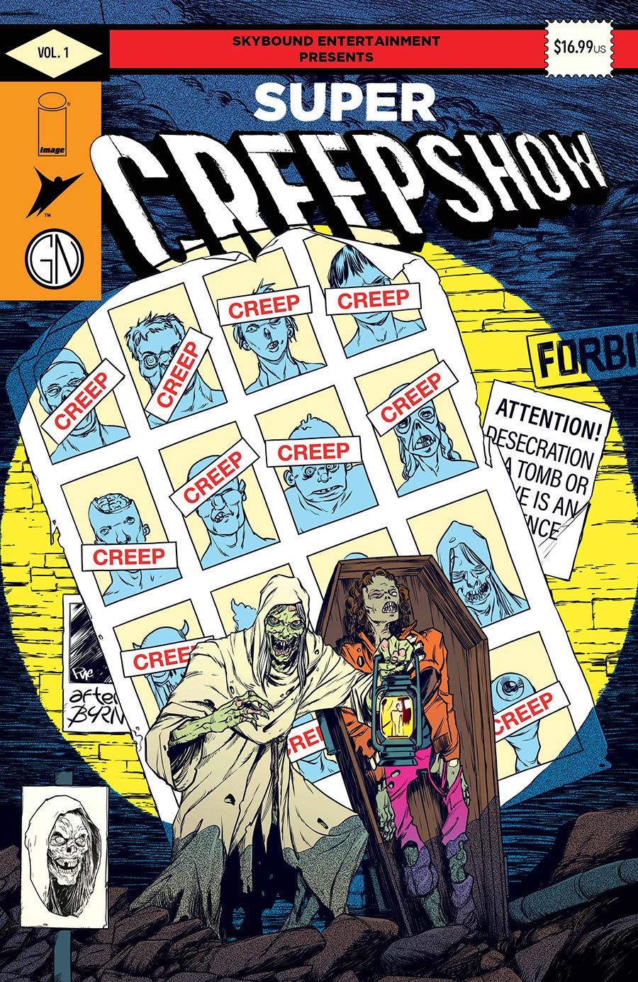 Super Creepshow TP Direct Market Pye Parr Variant Cover