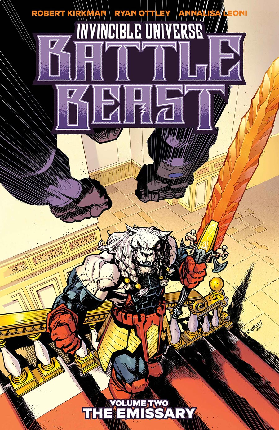 Invincible Universe Battle Beast Vol 2 The Emissary TP Book Market Ryan Ottley & Annalisa Leoni Cover