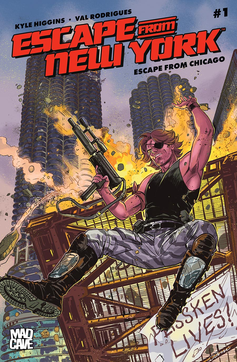 Escape From New York Escape From Chicago #1 Cover B Variant Danica Brine Cover
