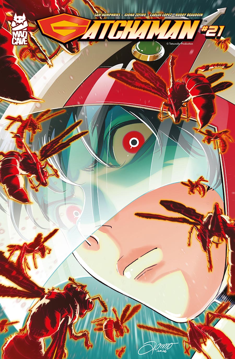 Gatchaman #21 Cover B Variant Alessio Zonno Cover