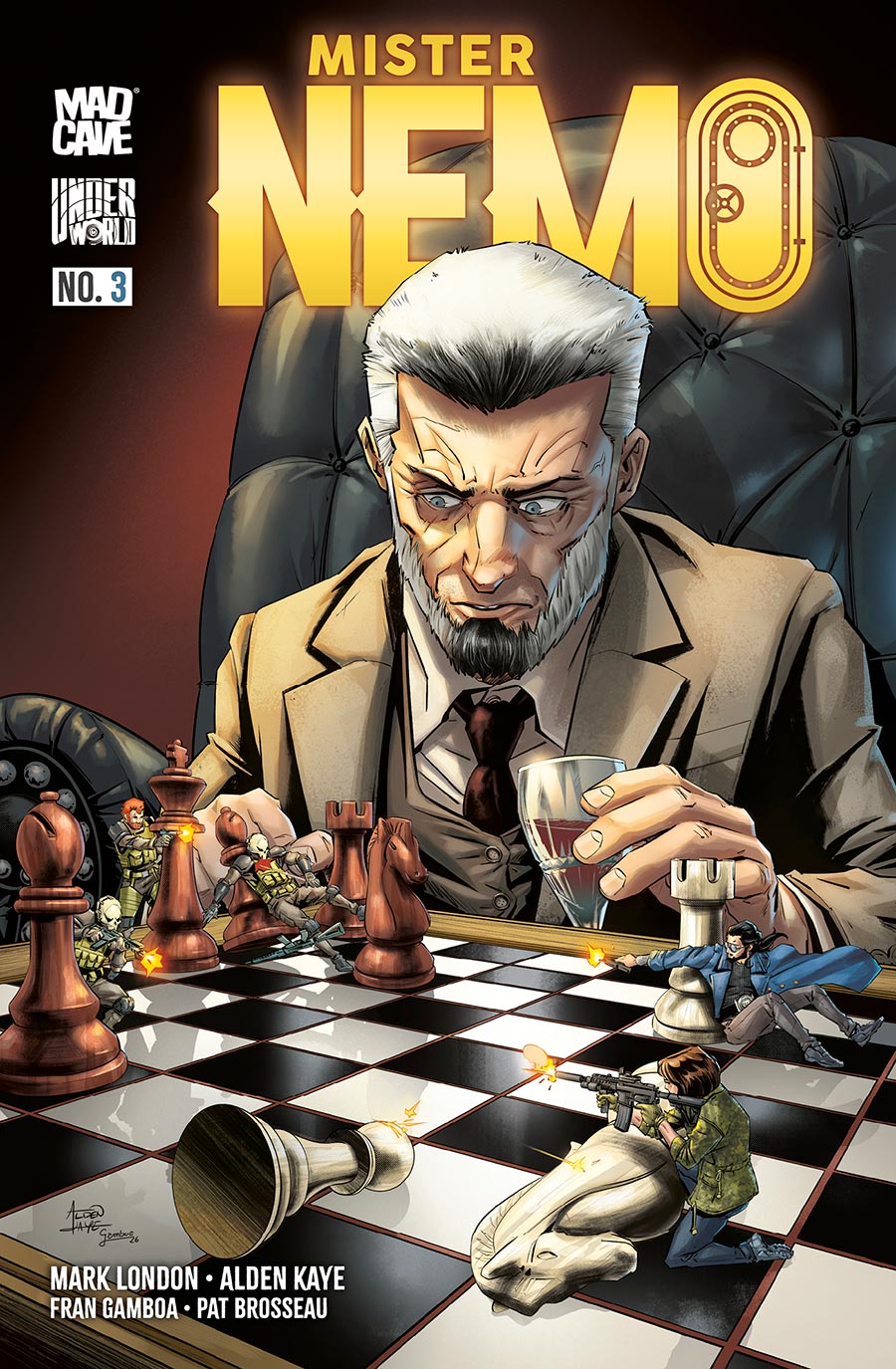 Mister Nemo #3 Cover B Variant Alden Kaye Cover