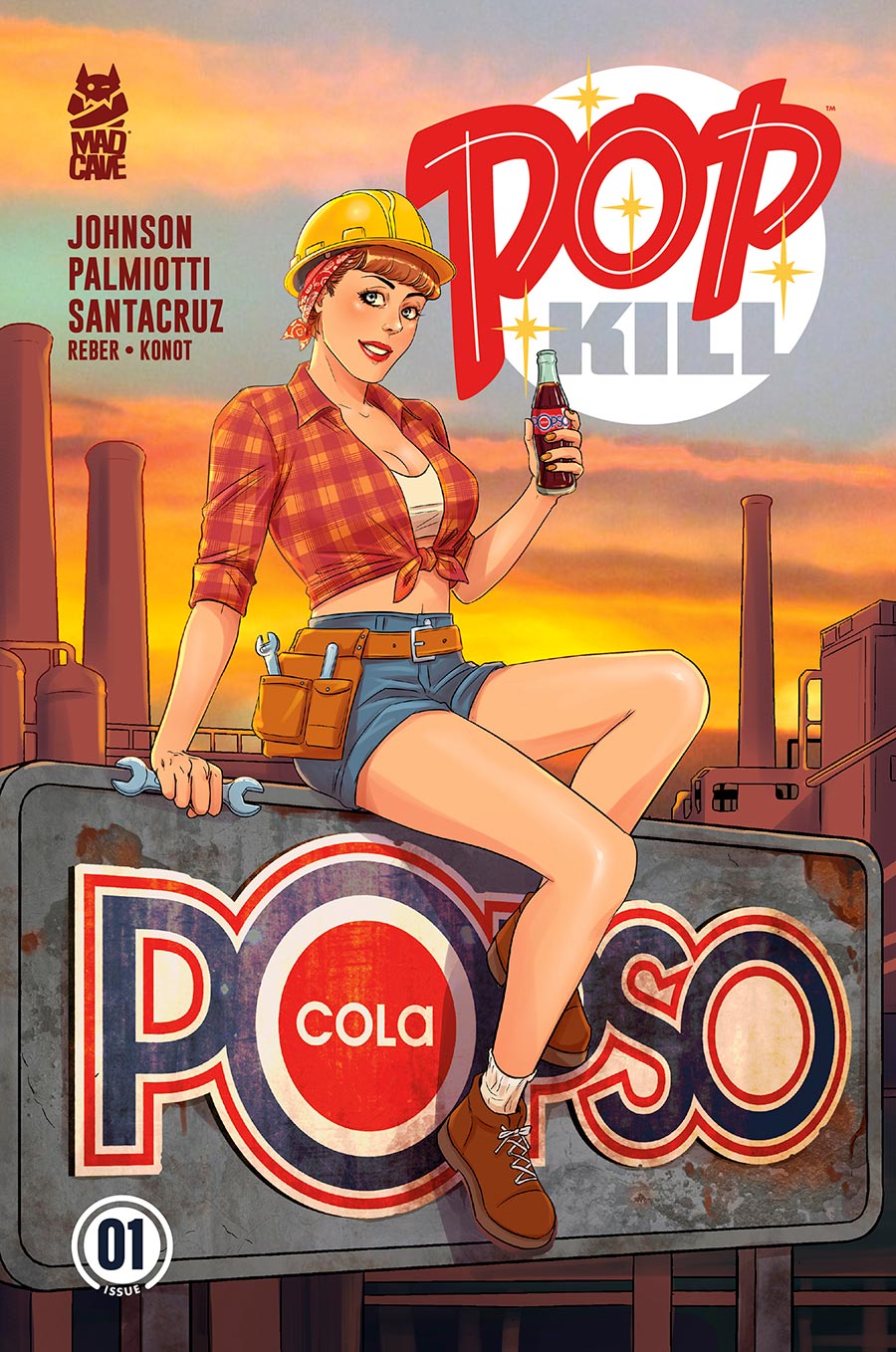 Pop Kill #1 Cover K Seasonal Flavors Yishan Li Labor Day Themed Edition Card Stock Cover