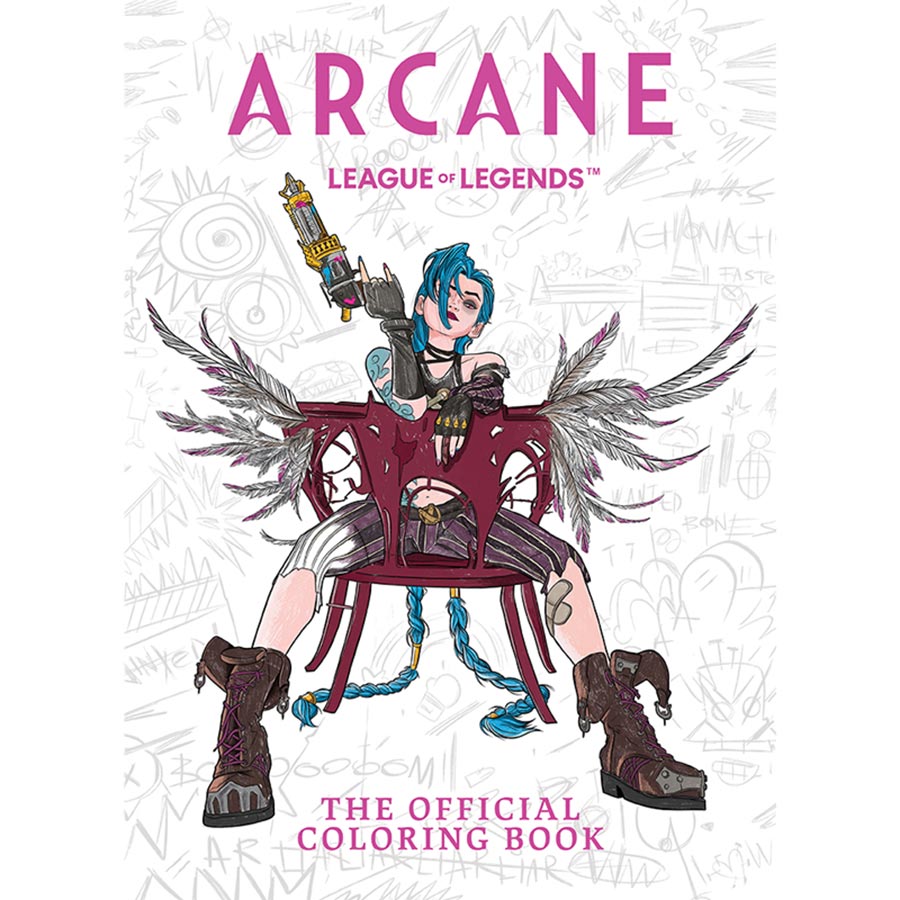 Arcane League Of Legends The Official Coloring Book TP
